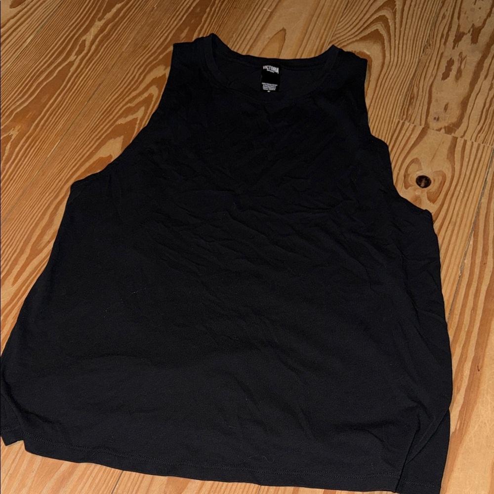 Black Sleeveless Women's Top